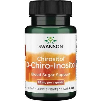 Swanson Chirositol D-Chiro-Inositol, 85 mg, 60 капсули, Swanson (SWU933)