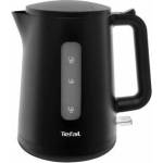 Tefal KO2008 Kettle Principio Select | 2400 Watts | 1.7L Water Tank | Automatic On/Off Switch | Anti-Scale Filter | Matte Black Електрически кани