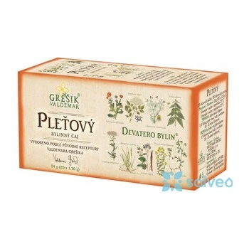 Grešík Pleťový čaj Devatero bylin 20 x 1.2 g