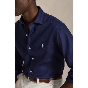 Ralph Lauren риза мъжка от лен (710B15596)