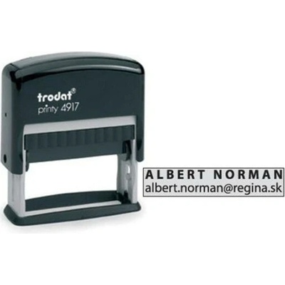 Trodat Printy 4917 50x10 mm odtlačok modrý TR491701