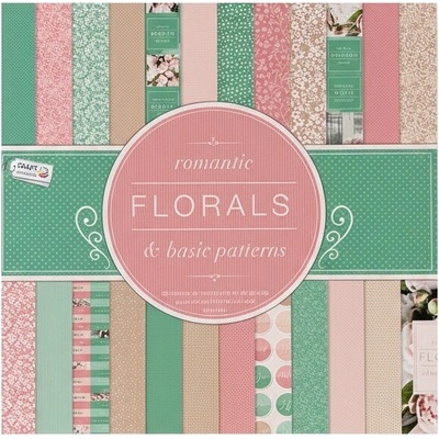 Creative Craft Group Sada oboustranných papírů 30,5 × 30,5 cm Florals