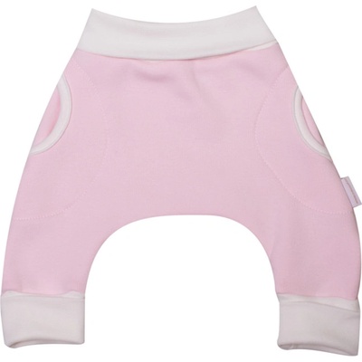 MKcool Tepláčky Baggy rostoucí s kožíškem světle růžové vanilka