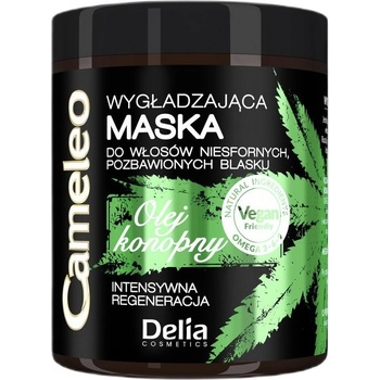 Cameleo Green Hair Care vyhlazující maska z konopného oleje pro nepoddajné vlasy 250 ml