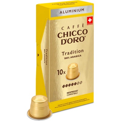 Chicco d’Oro Tradition kompatibilní s Nespresso 10 kapslí