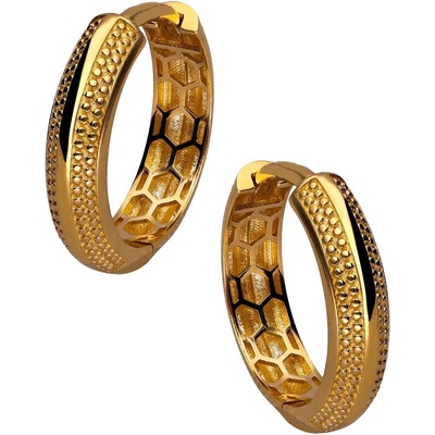 Zlaton Náušnice žluté zlato kruhy 1.5cm 3g 000190205254