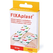 Náplast FIXAPLAST KIDS 7,2 cm x 1,9 cm - strip 10 ks dětská