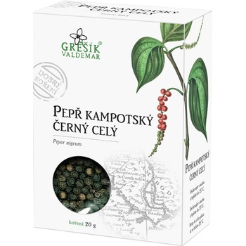 Grešík Pepř kampotský černý celý 20 g