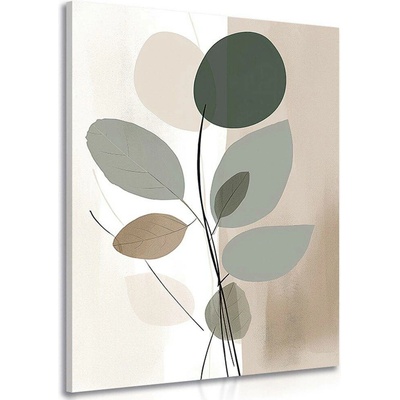 Obraz abstraktní botanické tvary No1 - 80x120