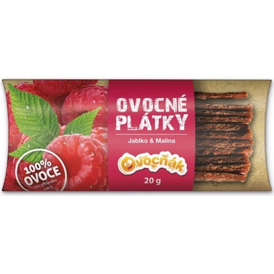 Ovocňák Plátky jablko malina 20 g
