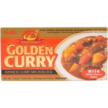 S&B Golden Curry Mild japonské jemné kari 220 g