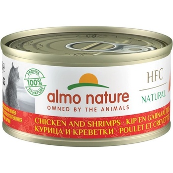 Almo Nature HFC WET Cat Kuře & krevety 70 g