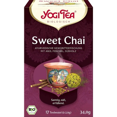 Yogi Tea Bio Sweet Chai Sladký chai 17 x 2 g