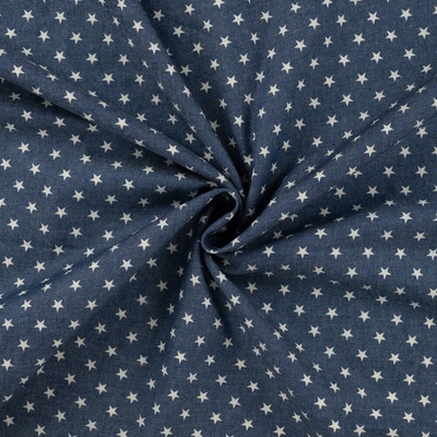 Šatovka Chambray - Denim hviezdy
