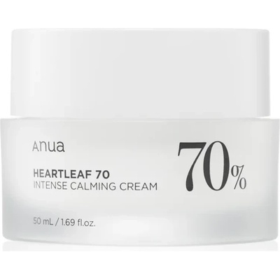 Anua Heartleaf 70+ Intense Calming Cream - Интензивен успокояващ крем 50мл