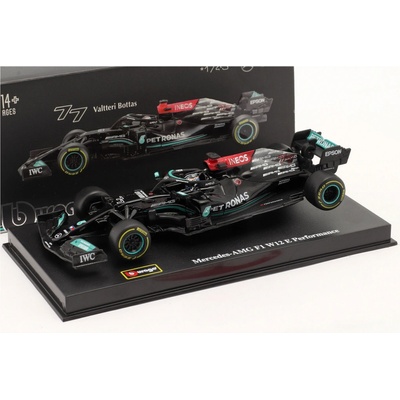 Bburago RACE F1 MERCEDES-AMG F1 W12 E Performance 2021 77 Valtteri Bottas BB38058nr77 1:43