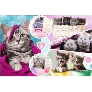 Trefl Puzzle 160 pcs. Cute cats Trefl 15371