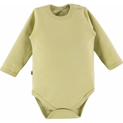 Hladké dětské body olivové