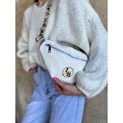 Laura Biaggi crossbody kapsička DX-KB82-white Biela