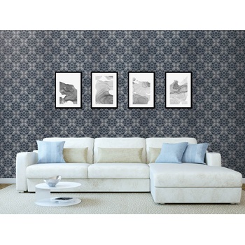 DIMEX ART s. r. o Луксозна флизелинова тапета сиви орнаменти