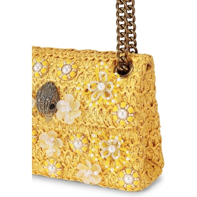 Kurt Geiger London чанта crossbody дамска Raffia Mini Kensington (5576893999)