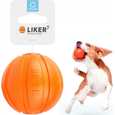Liker Loptička pre psy oranžová 7 cm