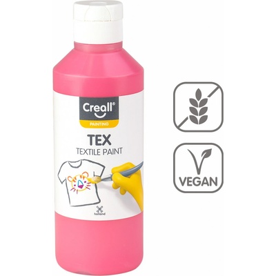 Creall Tex textilní barva 250 ml světle růžová