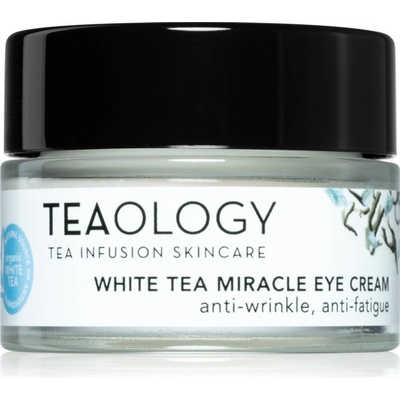Teaology Anti-Age White Tea Miracle Eye Cream крем за околоочната зона за коригиране на тъмни кръгове и бръчки 15ml