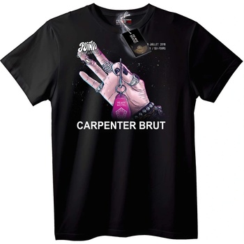 NOONEBRAND Тениска Carpenter Brut Point Фестивал - S, White