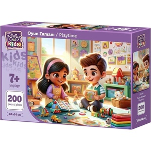 Art Puzzle Детски пъзел Art Puzzle от 200 части - Време за игра (35546) - baby