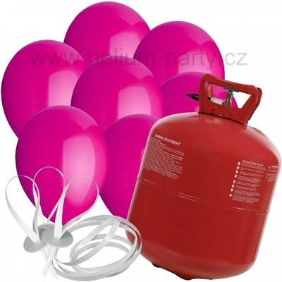 XXL helium + 100 růžových balónků