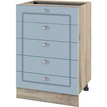 ИРИМ Долен кухненски шкаф Сити АРФ-Деним мат-06-29 60 см