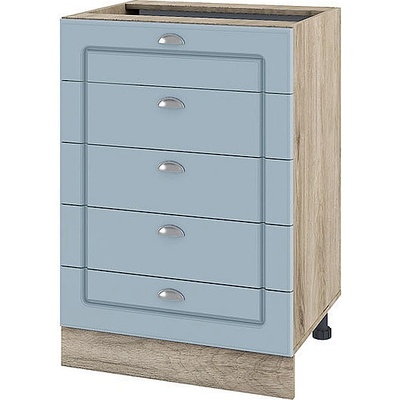 ИРИМ Долен кухненски шкаф Сити АРФ-Деним мат-06-29 60 см