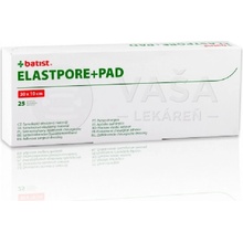 Batist Elastpore+Pad Sterilné krytie na rany (10 x 30 cm) 25 náplastí s vankúšikom