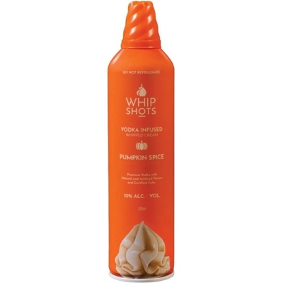 WhipShots Alko Šlehačka Pumpkin Spiced 10% 0,2 l (holá láhev)