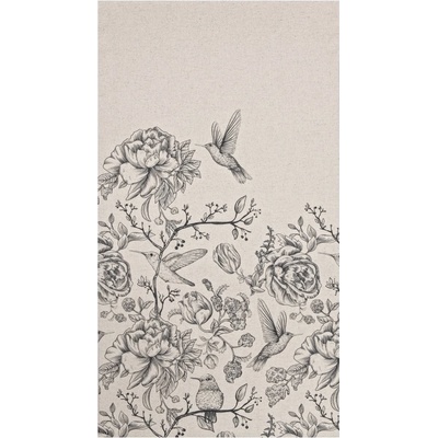 Magma Heimtex bavlna moderný obrus Cabane Colibri biela 40x145cm