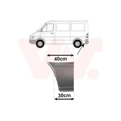 Bočnica VAN WEZEL 3076139