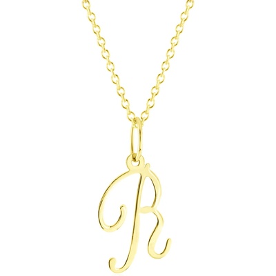 Gemmax Zlatý řetízek s písmenem „R“ GUSYN-42741-36261