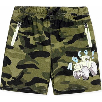 Kugo chlapčenské šortky MT0527 khaki / zelený bager