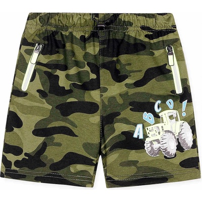 Kugo chlapčenské šortky MT0527 khaki / zelený bager