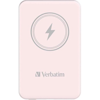 Verbatim Външна батерия Verbatim Charge 'n' Go, магнитна, 5000 mAh, USB Type-C, розо (2101050030)