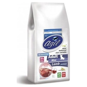 Agil Adult MINI Sensitive Grain Free Lamb Venison 10 kg