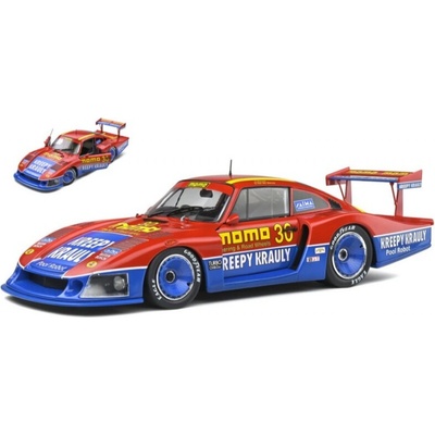 Solido Porsche 935 Moby Dick N 6h Mid Ohio 1983 Červená Modrá 1:18