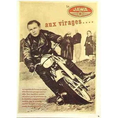 Jawa Moto - ceduľa 30cm x 20cm Plechová tabuľa