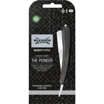 Wilkinson Sword Barber´s Style Cut Throat Razor sada holiaca britva 1 ks + britvy 5 ks