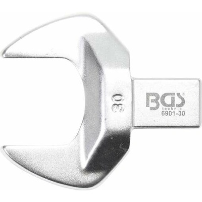 BGS Technic Nástrčný plochý otevřený klíč 30 mm s upnutím 14x18 mm BGS 6901-30