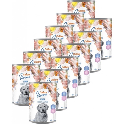 Calibra Dog Verve GF Senior Turkey & Lamb 12 x 400 g