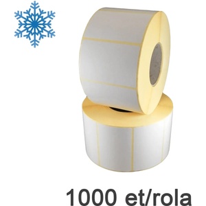 ZINTA Самозалепващи TH-DF етикети ZINTA 58x43 mm, 1000 ет. /ролка, за фризера (58X43X1000-TH-DF)