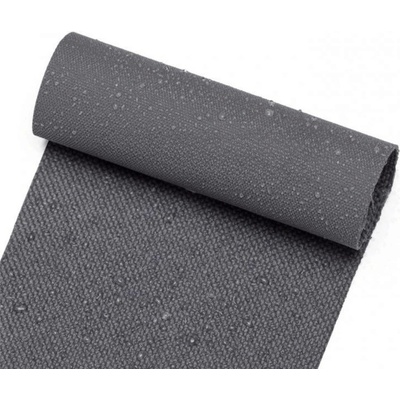 Exteriérová látka s PVC zátěrem 400 g, UV stabilní - Šedá tmavá