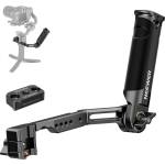 Neewer RS4 RS3 adjustable gimbal carrying handle with NATO rail, compatible with DJI RS4/RS4Pro/RS3/RS3Pro/RS3Mini/RS2/RSC2/Ronin S/Ronin SC for shooting from low angles, max. load capacity 6kg, ST49 - 10104